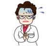 不安や緊張に悩む人のイラスト